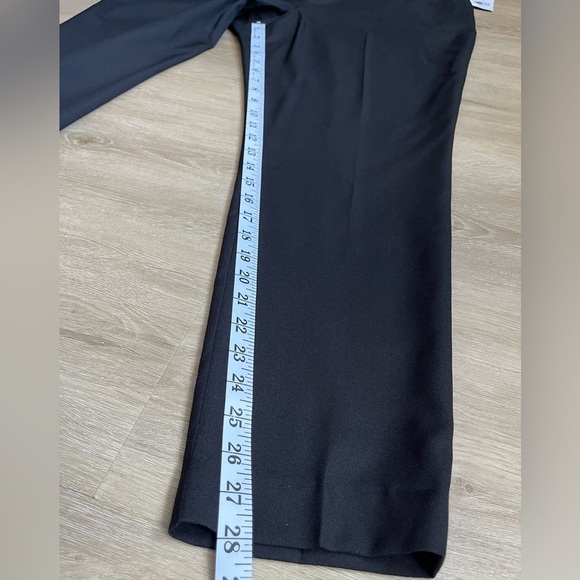 NWT TAHARI ASL Ponte Front Seamed Pants SZ 14 Black - Picture 5 of 7